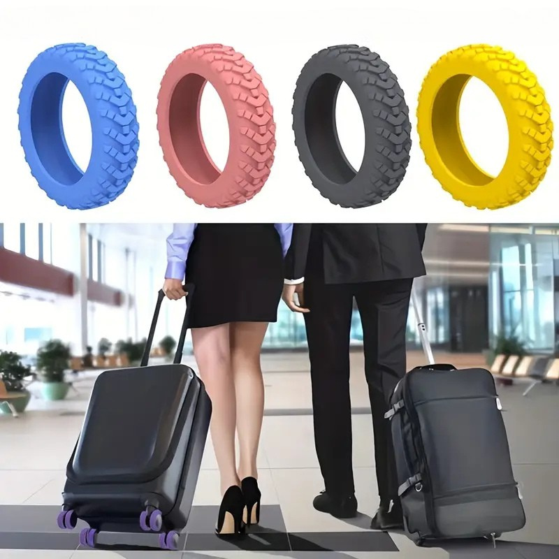 Set of 8 Heavy-Duty Luggage Wheel Protector