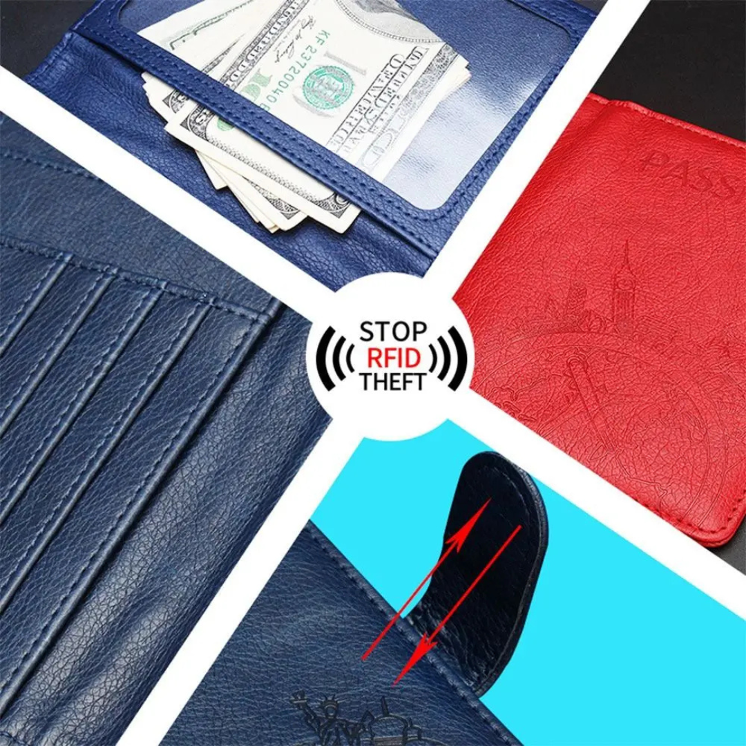 Thomas | RFID Leather Travel Wallet