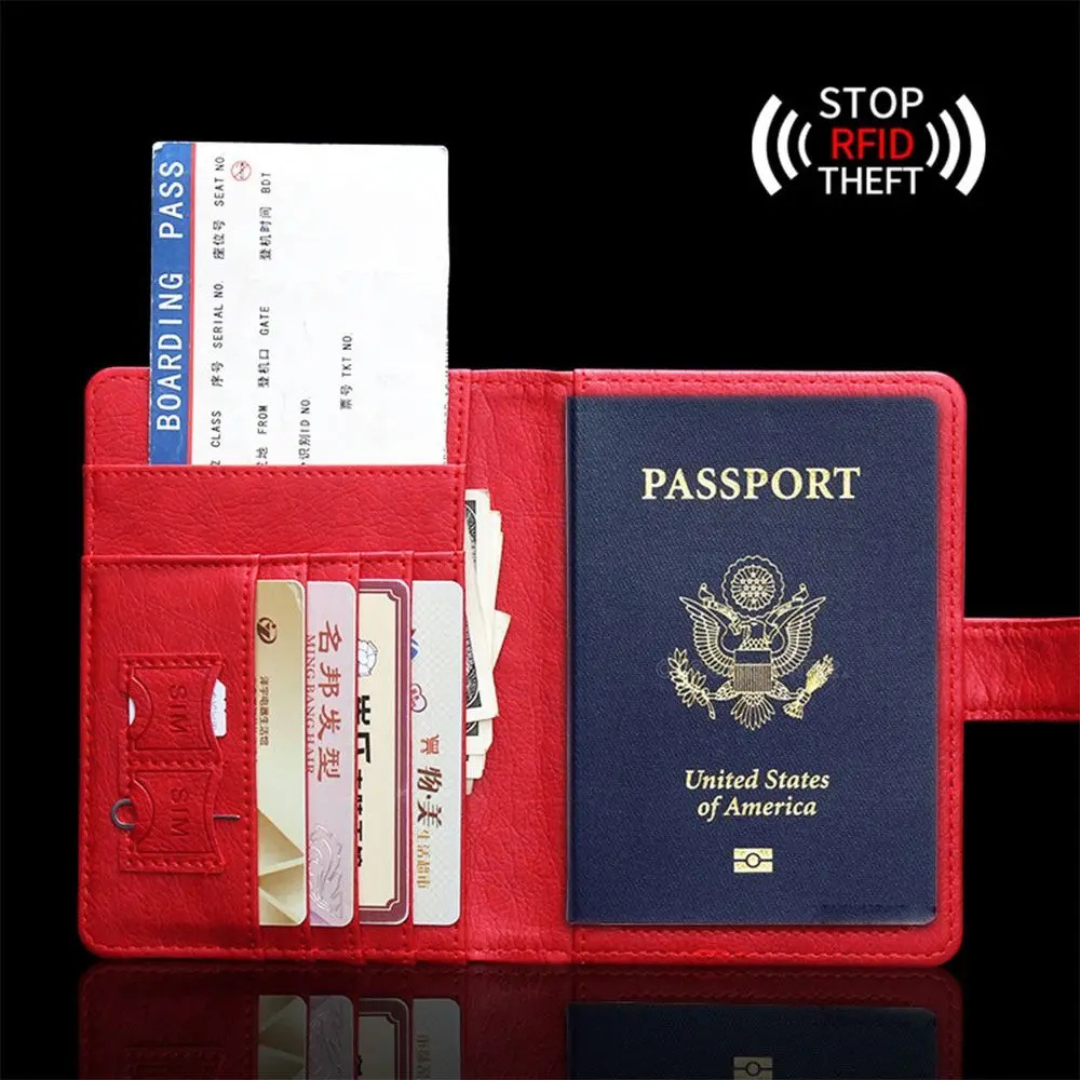 Thomas | RFID Leather Travel Wallet