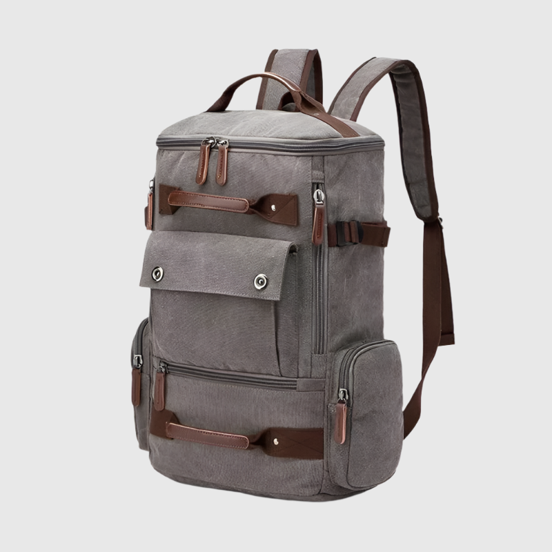 Spacious Vintage Canvas Travel Backpack | Waterproof and Fashionable