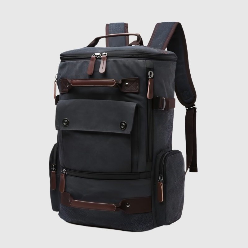 Spacious Vintage Canvas Travel Backpack | Waterproof and Fashionable