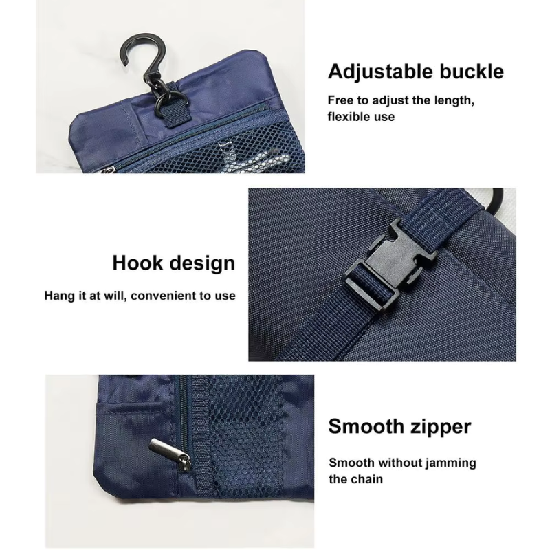 Portable Foldable Toiletry Kit Bag