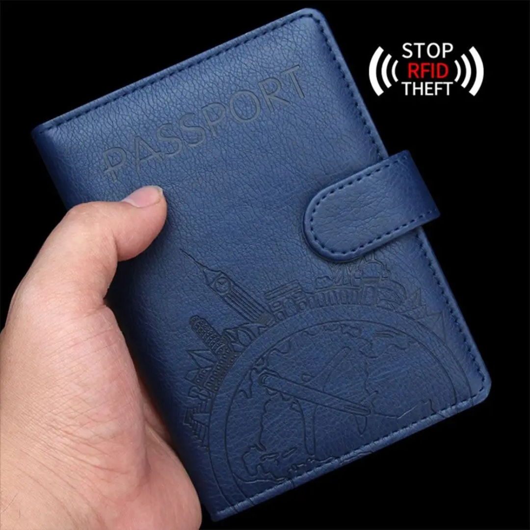 Thomas | RFID Leather Travel Wallet