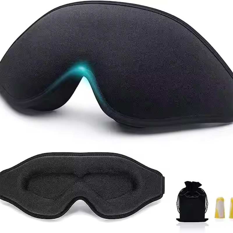 Lightweight Travel Sleep Eyemask with Memory Foam