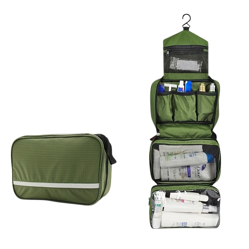 Travel-Friendly Hanging Toiletry Bag