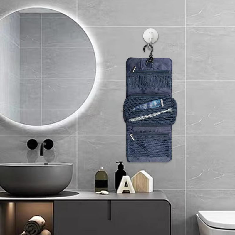 Portable Foldable Toiletry Kit Bag