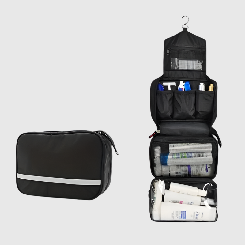 Travel-Friendly Hanging Toiletry Bag