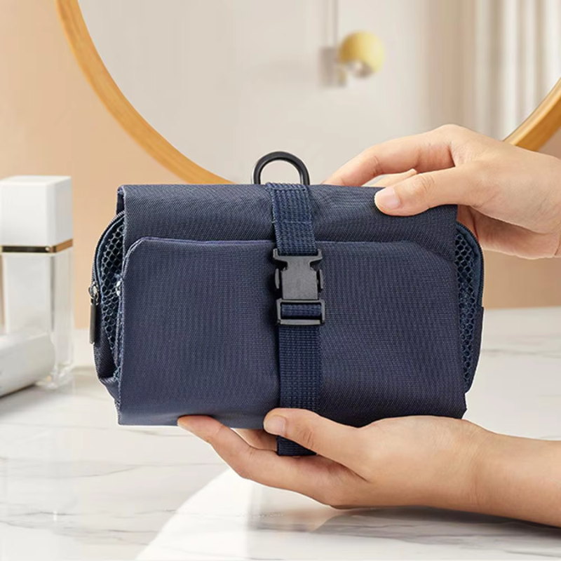 Portable Foldable Toiletry Kit Bag