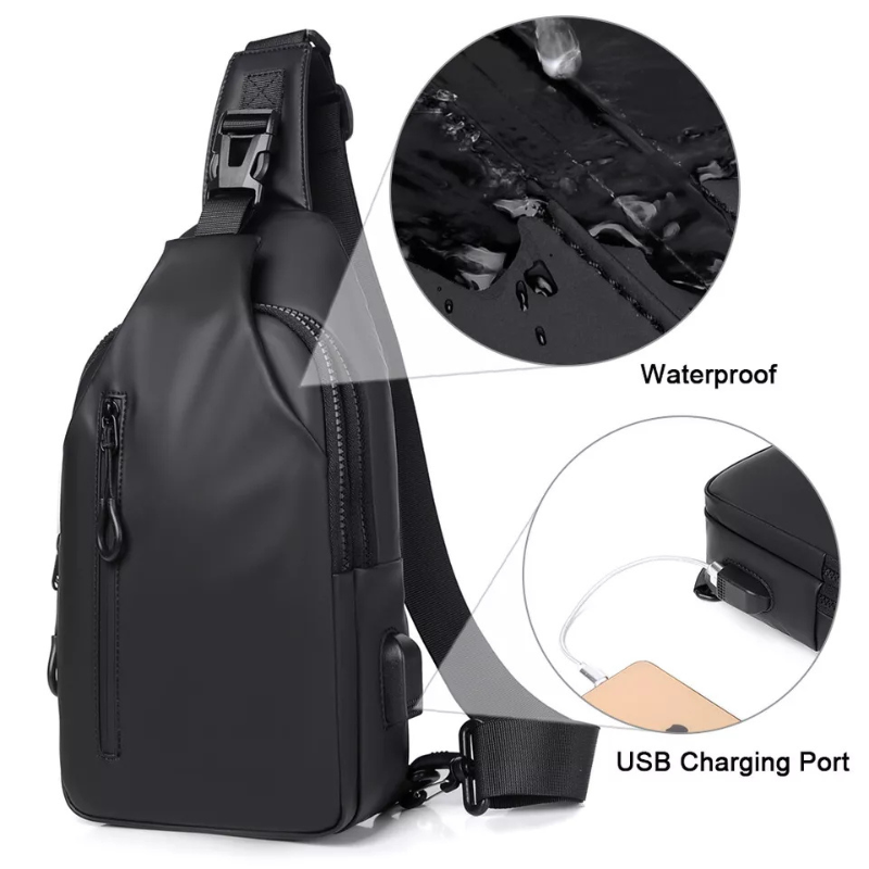 Water-Resistant Breathable Anti-Theft Crossbody Bag