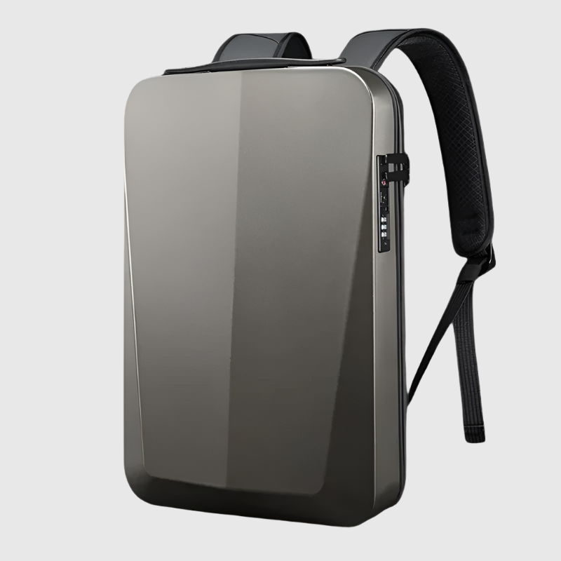 Durable Waterproof Hardshell Backpack with Charging Port