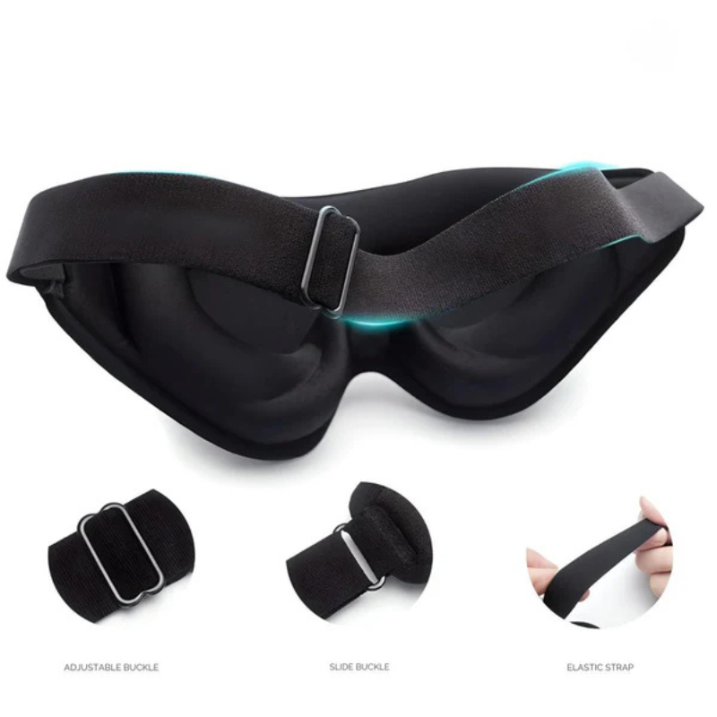 Lightweight Travel Sleep Eyemask with Memory Foam