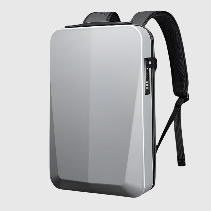 Durable Waterproof Hardshell Backpack with Charging Port