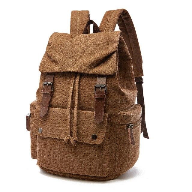 Classic Oversized Canvas Backpack | Timeless and Sturdy