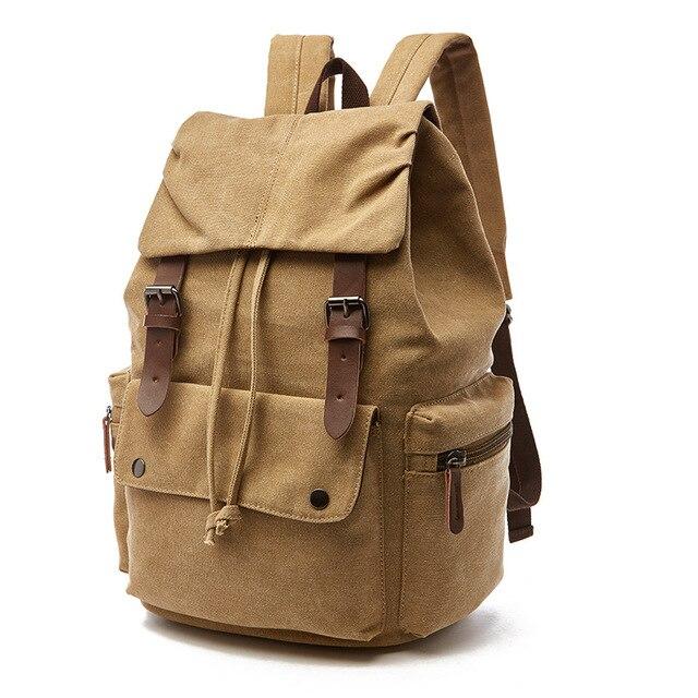 Classic Oversized Canvas Backpack | Timeless and Sturdy