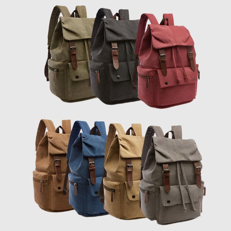 Classic Oversized Canvas Backpack | Timeless and Sturdy